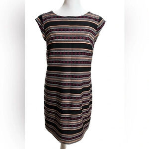 Banana republic multi-color cap sleeve dress size 4